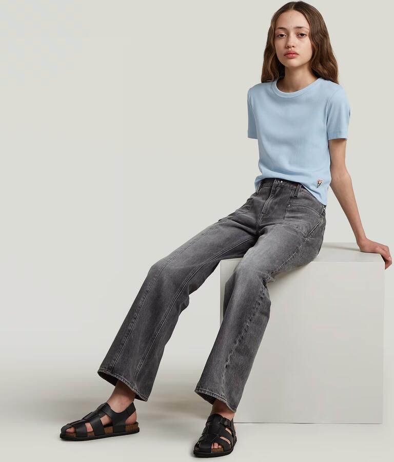 G-Star RAW Judee Loose Utility Jeans Meisjes Grijs meisjes - Foto 3