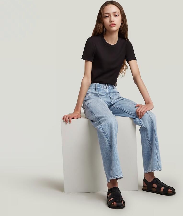 G-Star RAW Judee Loose Utility Jeans Meisjes Lichtblauw meisjes