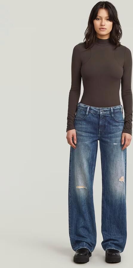 G-Star RAW Judee Low Waist Loose Jeans Donkerblauw Dames - Foto 7