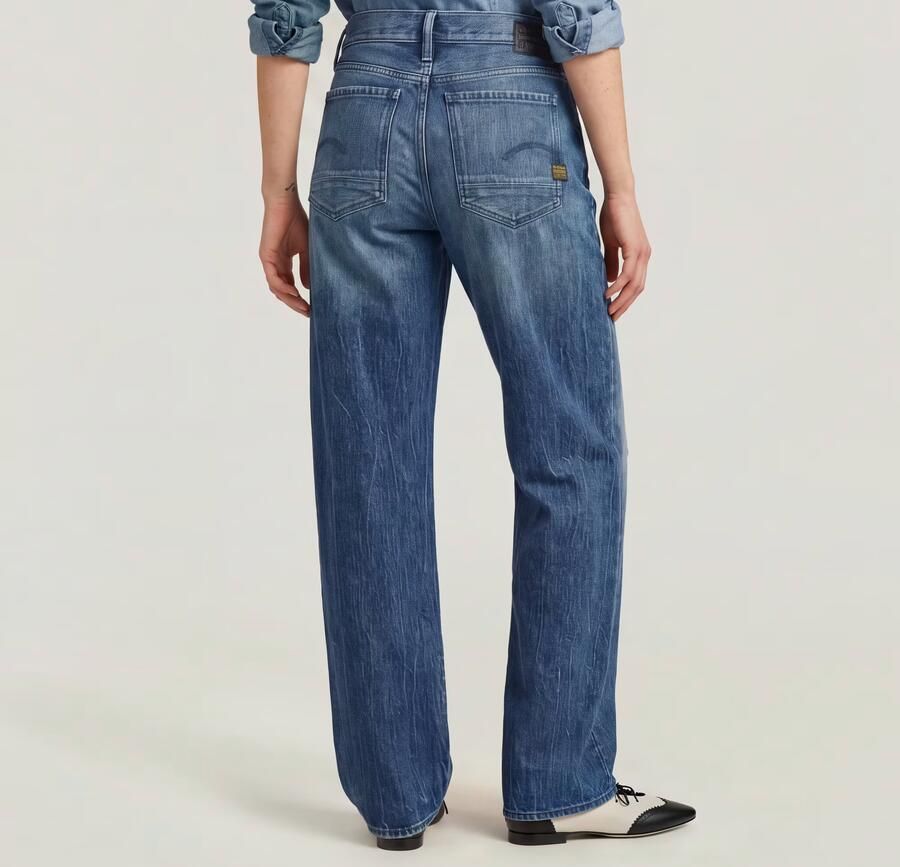 G-Star RAW Judee Low Waist Loose Jeans Donkerblauw Dames - Foto 4