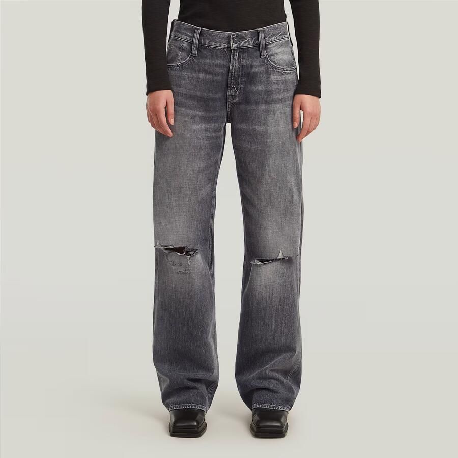 G-Star Raw Flared Bootcut D22889 D537 KUDEE LOOSE-H700 FADED SCORIA GREY - Foto 7