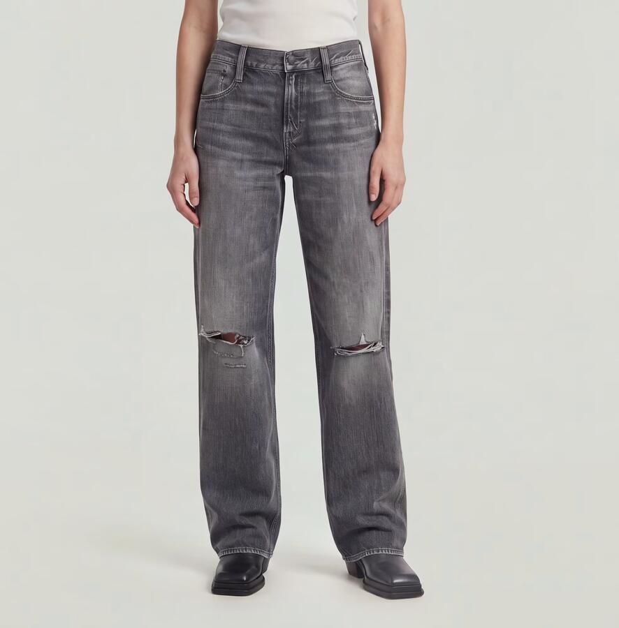 G-Star Raw Flared Bootcut D22889 D537 KUDEE LOOSE-H700 FADED SCORIA GREY - Foto 4