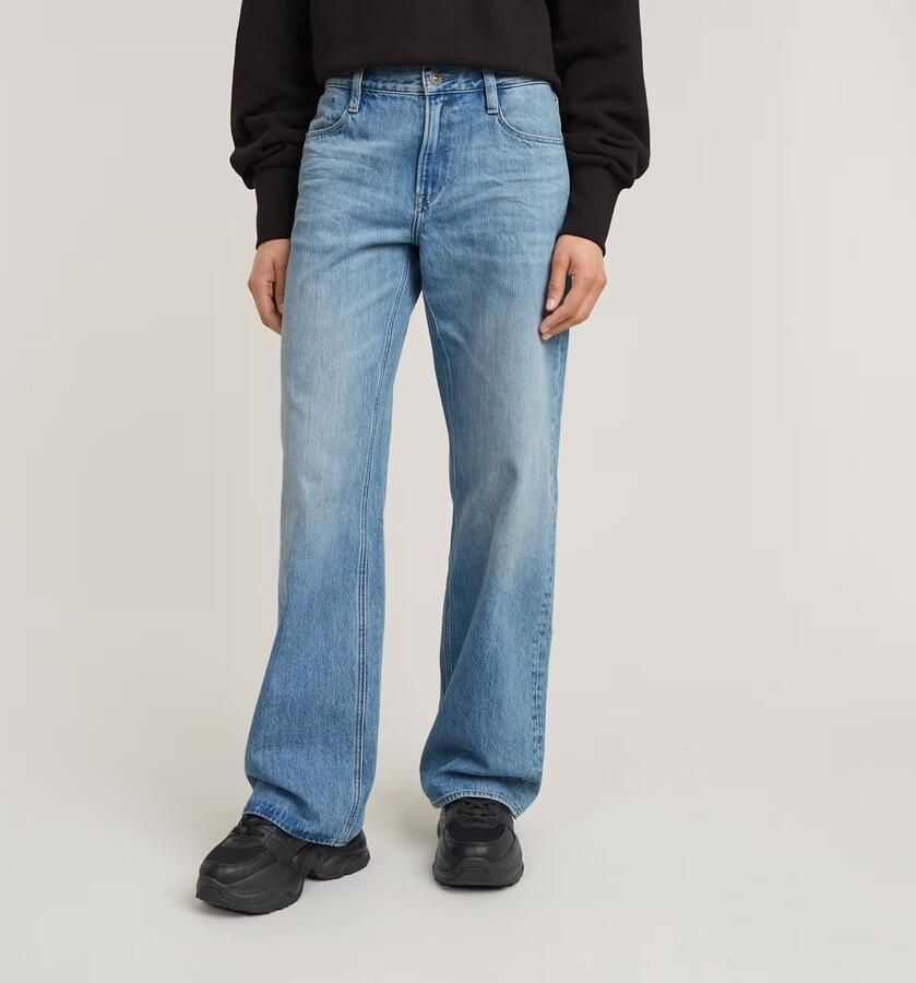 G-Star RAW Judee Low Waist Loose Jeans Midden blauw Dames - Foto 10