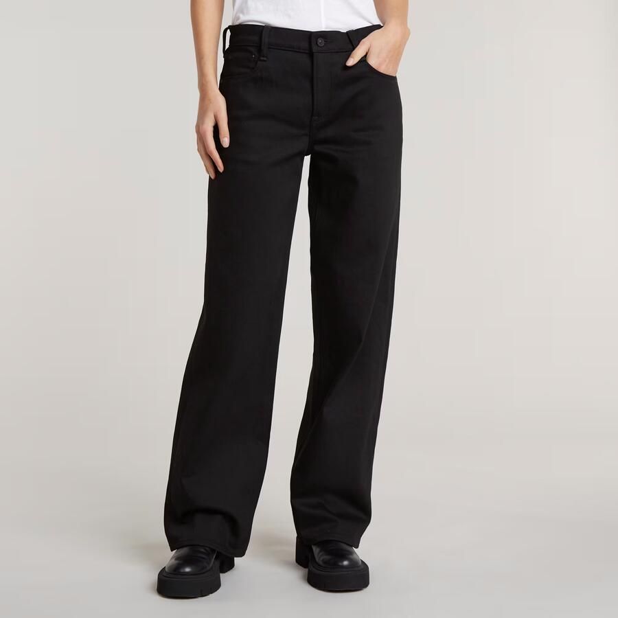 G-Star RAW Judee low waist loose jeans pitch black