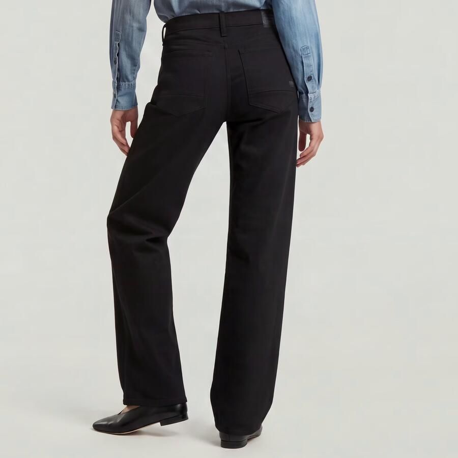 G-Star RAW Judee Low Waist Loose Jeans Zwart Dames - Foto 3
