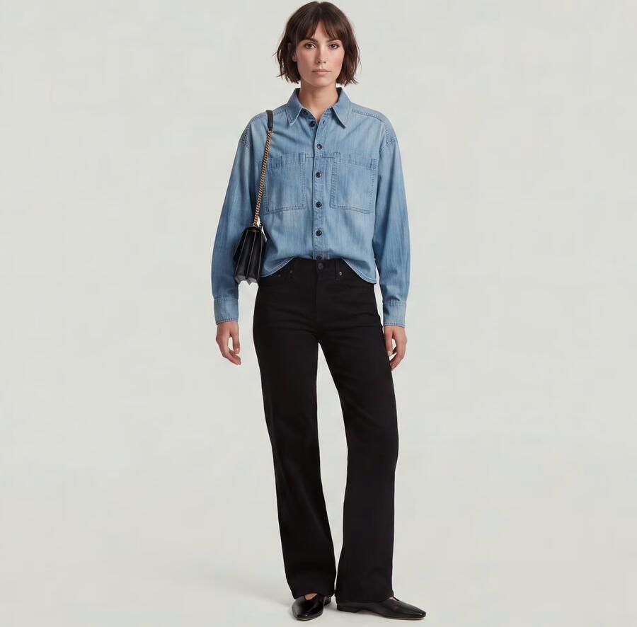 G-Star RAW Judee Low Waist Loose Jeans Zwart Dames - Foto 5