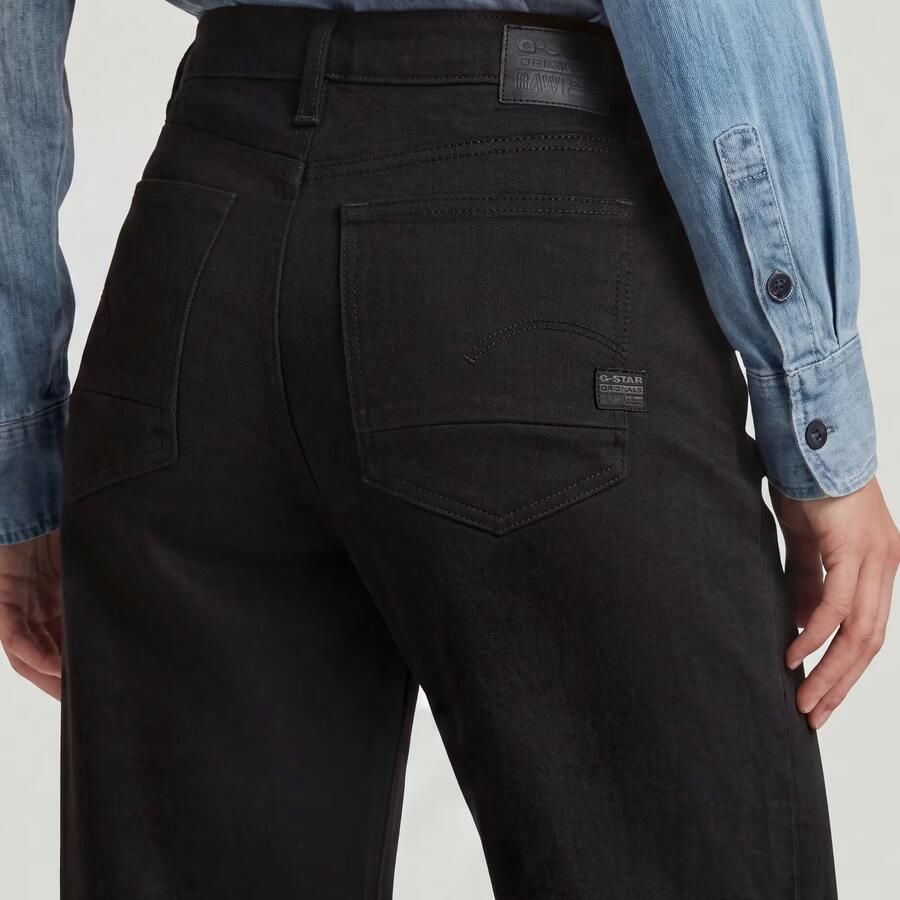 G-Star RAW Judee Low Waist Loose Jeans Zwart Dames - Foto 4