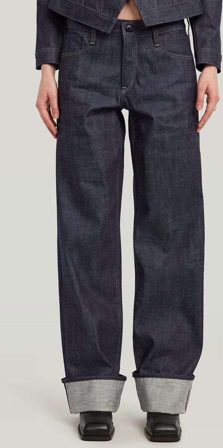 G-Star RAW Judee Selvedge Jeans Donkerblauw Dames - Foto 7