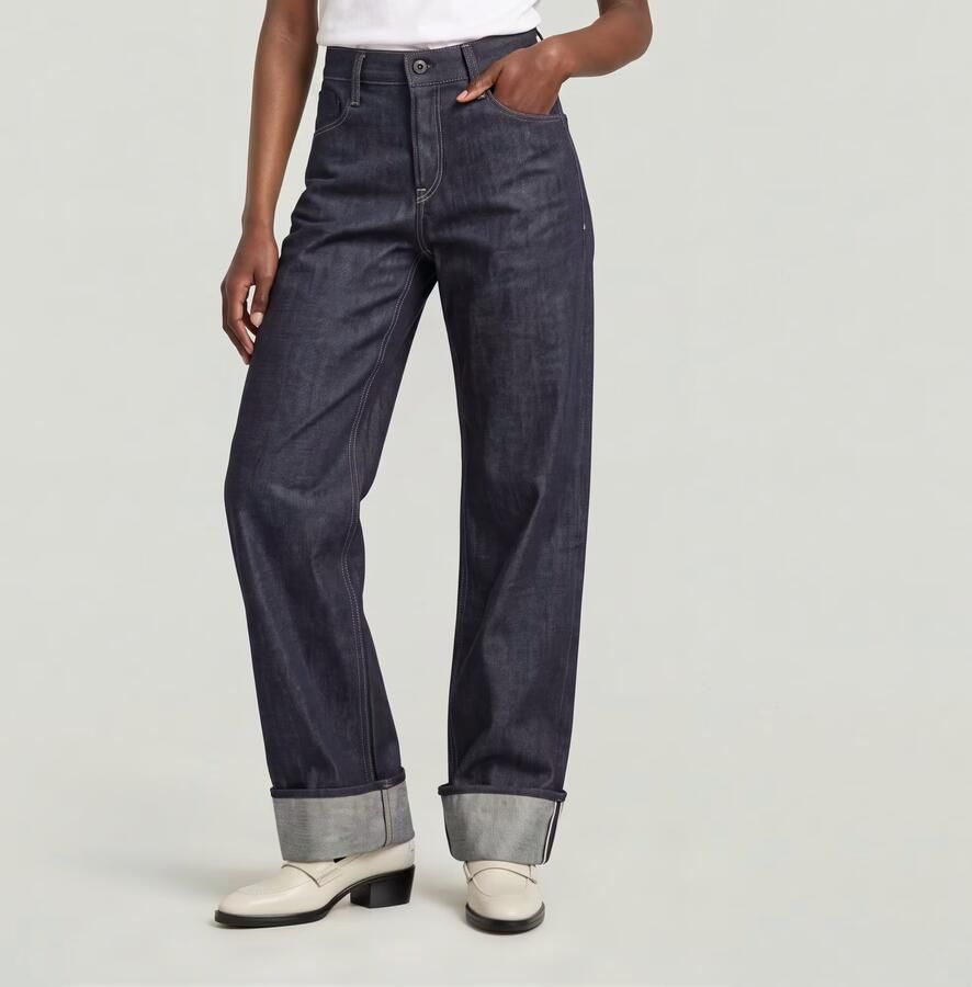 G-Star RAW Judee Selvedge Jeans Donkerblauw Dames - Foto 4