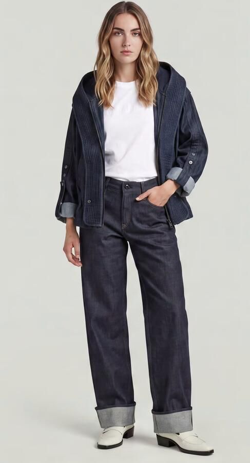G-Star RAW Judee Selvedge Jeans Donkerblauw Dames - Foto 6