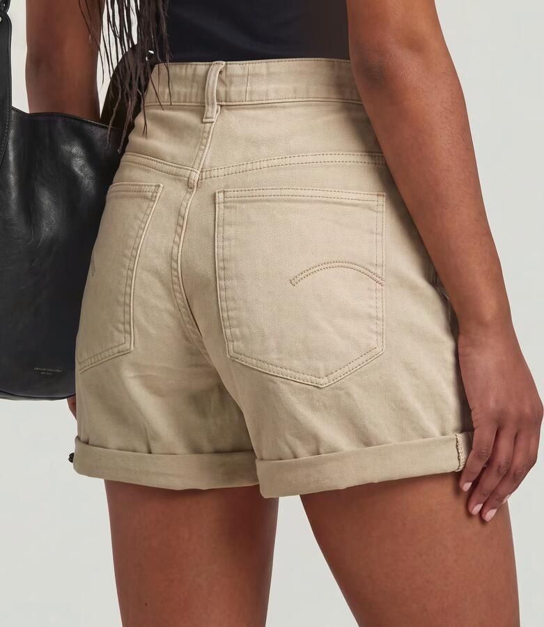 G-Star RAW Judee Short Clean Edge Short Beige Dames - Foto 3