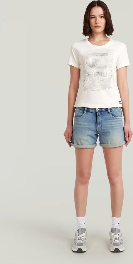 G-Star RAW Judee Short Lichtblauw Dames - Foto 5