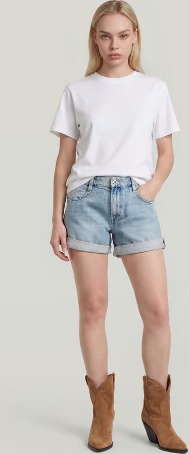 G-STAR RAW Dames Jeans Judee Shorts Wmn Lichtblauw - Foto 11