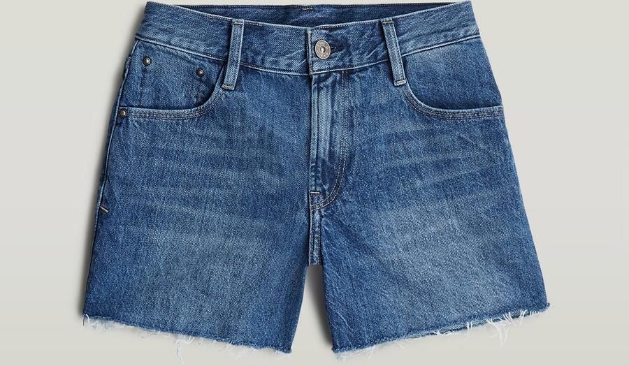 G-STAR RAW Dames Jeans Judee Short Raw Edge Wmn Blauw - Foto 9