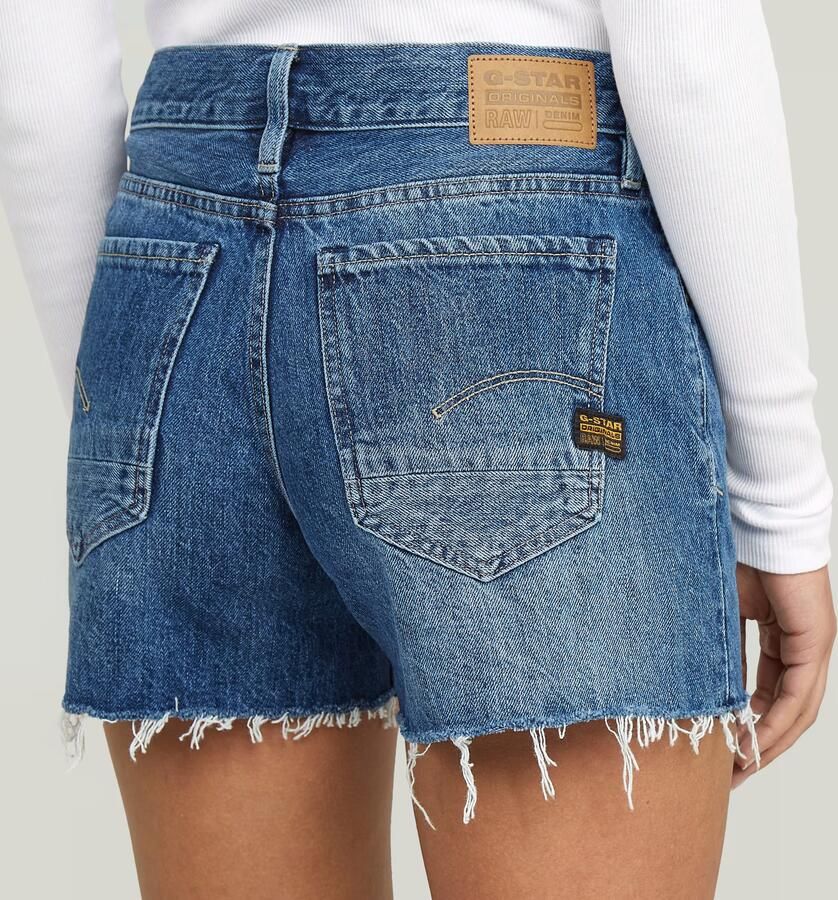 G-STAR RAW Dames Jeans Judee Short Raw Edge Wmn Blauw - Foto 8