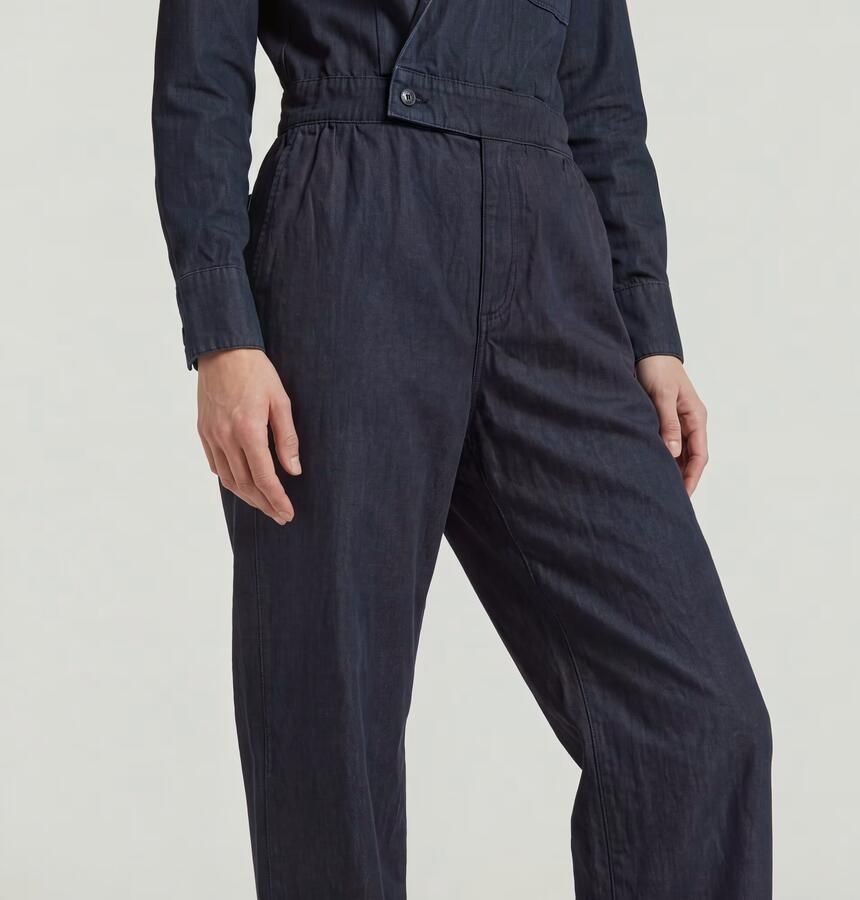 G-Star RAW Jumpsuit Tailored Wrap Donkerblauw Dames - Foto 5