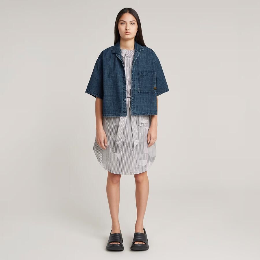 G-Star RAW Jurk Belted Side Slits Meerkleurig Dames - Foto 2