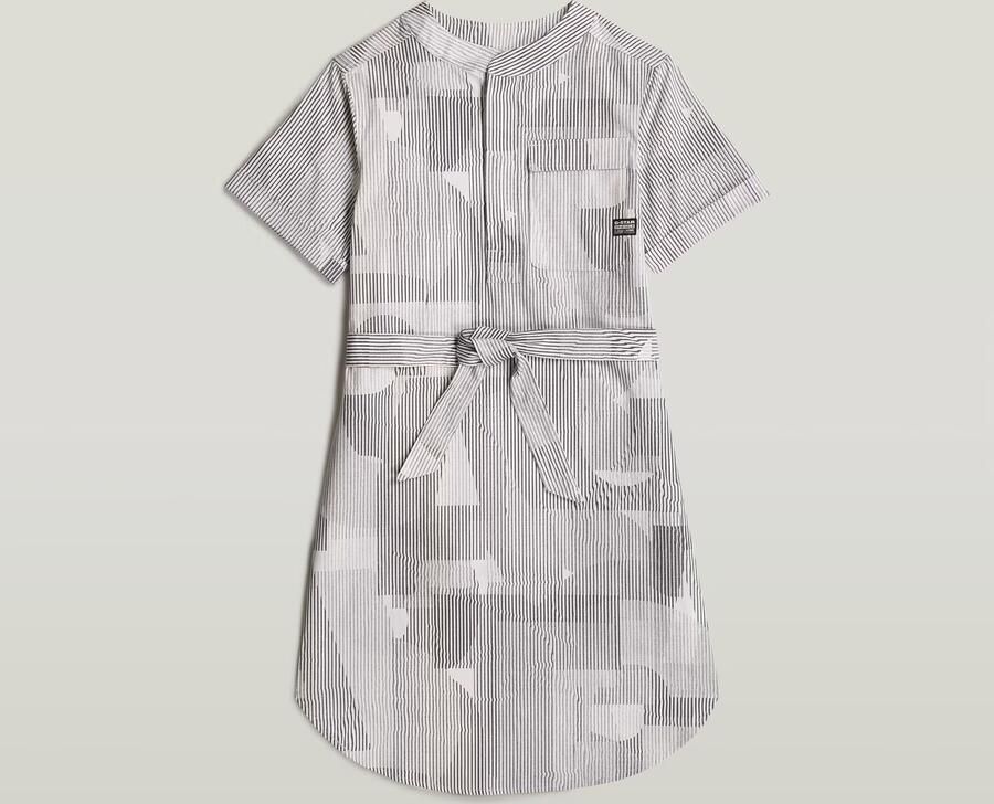 G-Star RAW Jurk Belted Side Slits Meerkleurig Dames - Foto 6