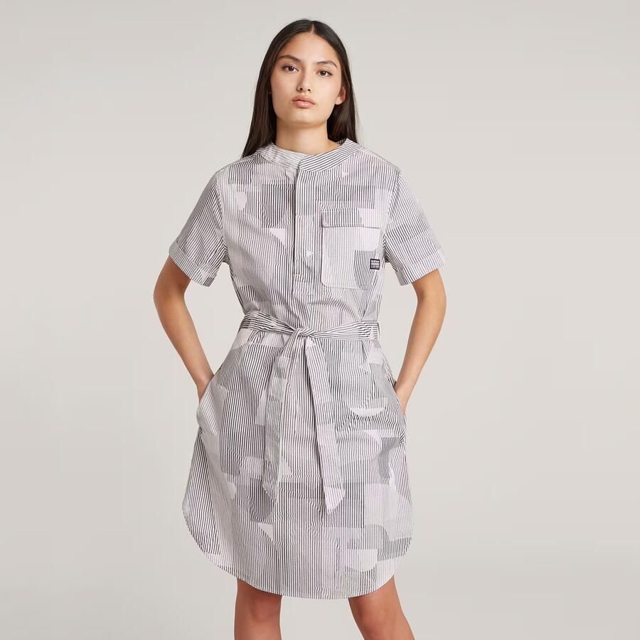 G-Star RAW Jurk Belted Side Slits Meerkleurig Dames - Foto 3