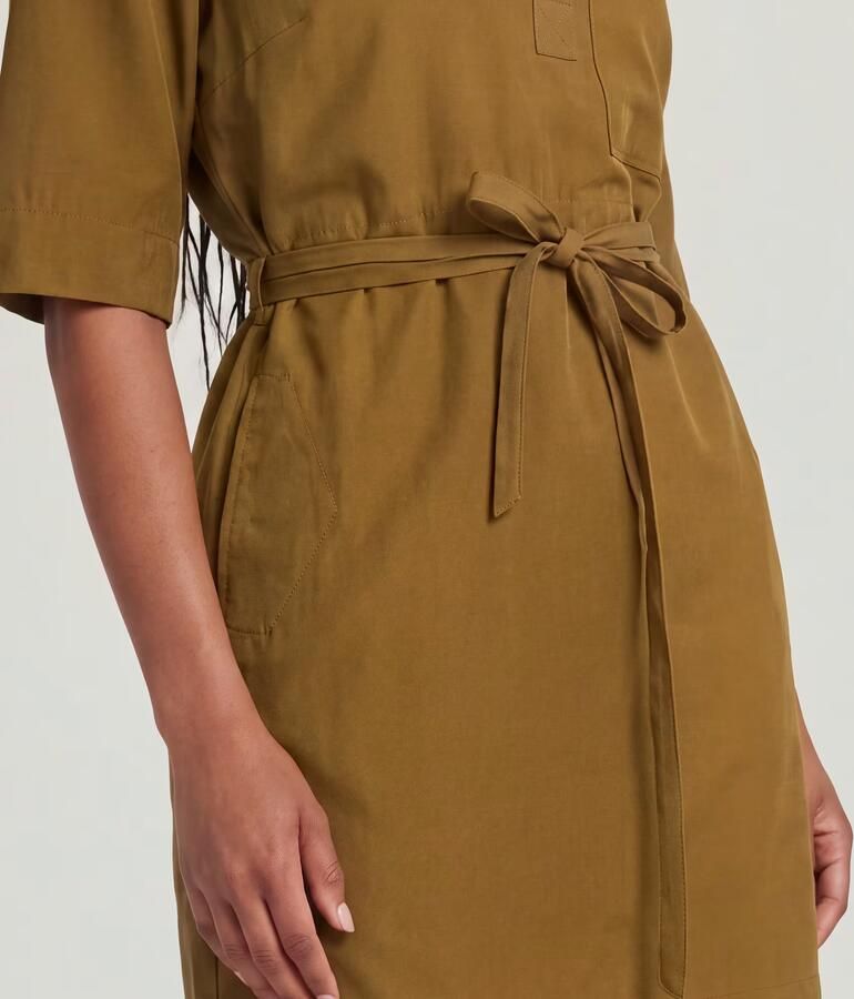 G-Star RAW Jurk Fluid Beige Dames - Foto 5