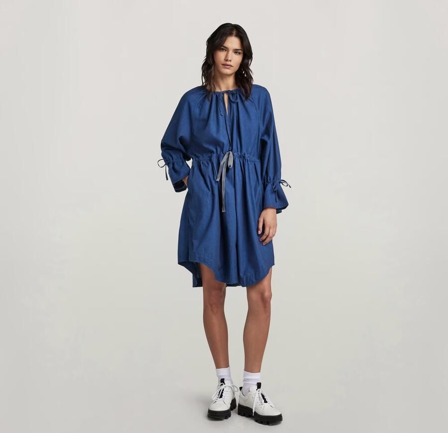 G-Star RAW Jurk Sniper Donkerblauw Dames - Foto 5