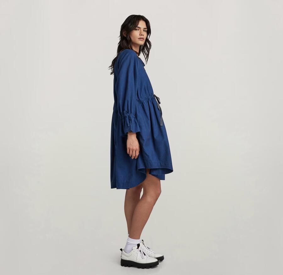 G-Star RAW Jurk Sniper Donkerblauw Dames - Foto 3