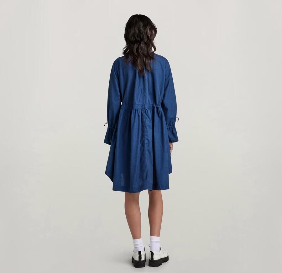 G-Star RAW Jurk Sniper Donkerblauw Dames - Foto 4