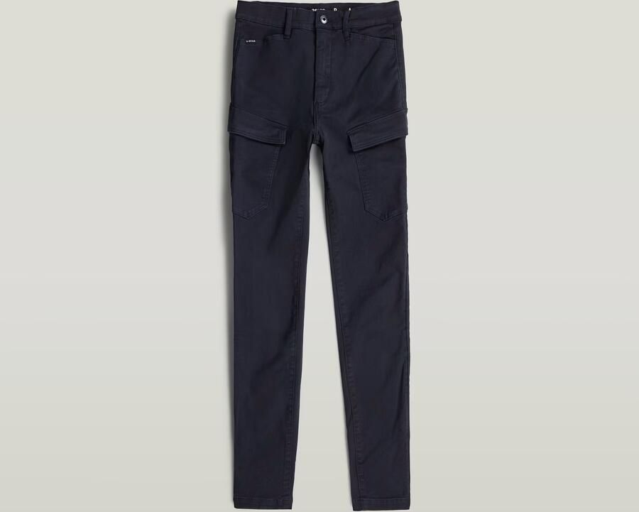 G-Star RAW Kafey Cargo Broek Ultra High Skinny Donkerblauw Dames - Foto 4
