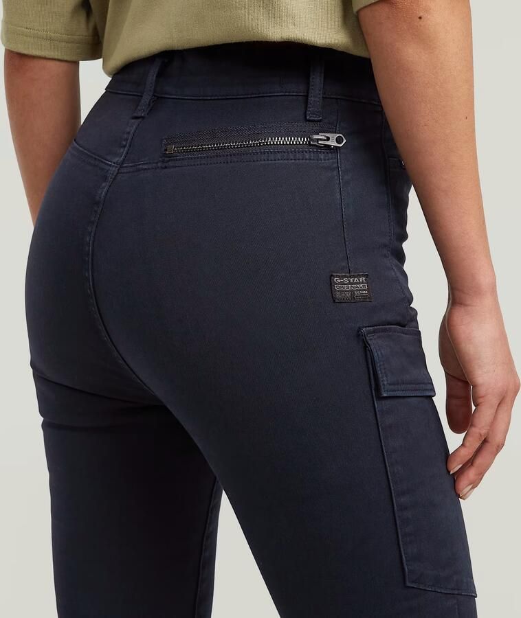 G-Star RAW Kafey Cargo Broek Ultra High Skinny Donkerblauw Dames - Foto 3