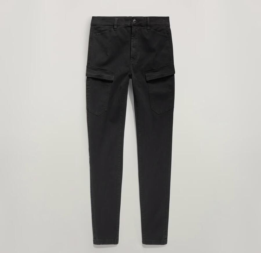 G-Star RAW Kafey Cargo Broek Ultra High Skinny Zwart Dames - Foto 2