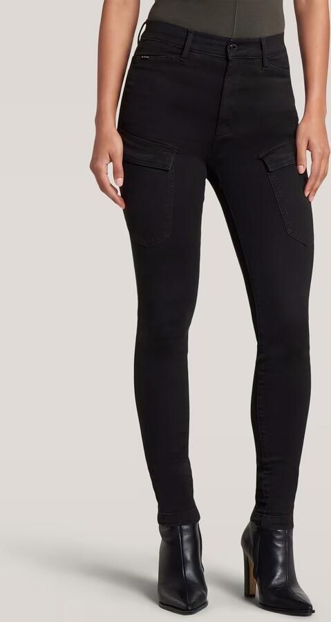 G-Star RAW Kafey Cargo Broek Ultra High Skinny Zwart Dames - Foto 5