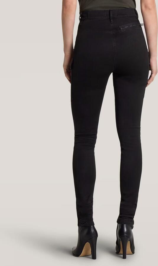 G-Star RAW Kafey Cargo Broek Ultra High Skinny Zwart Dames - Foto 4