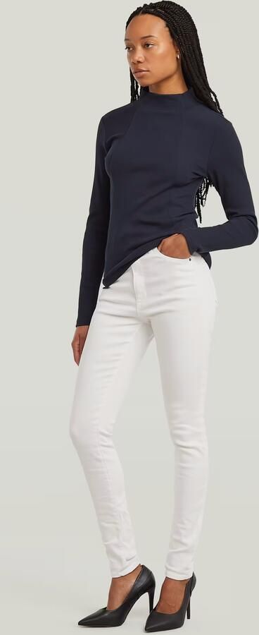 G-Star RAW Kafey Ultra High Skinny Jeans Donkerblauw Dames - Foto 5