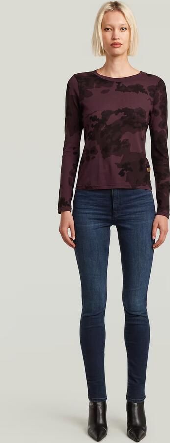 G-Star RAW Kafey Ultra High Skinny Jeans Donkerblauw Dames - Foto 6