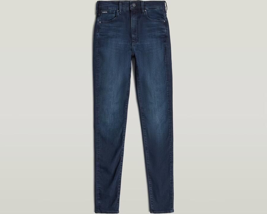 G-Star RAW Kafey Ultra High Skinny Jeans Donkerblauw Dames - Foto 2