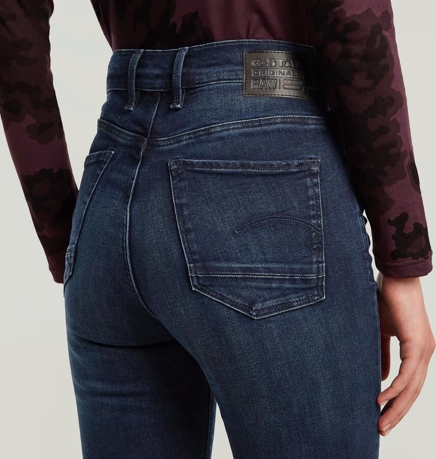 G-Star RAW Kafey Ultra High Skinny Jeans Donkerblauw Dames
