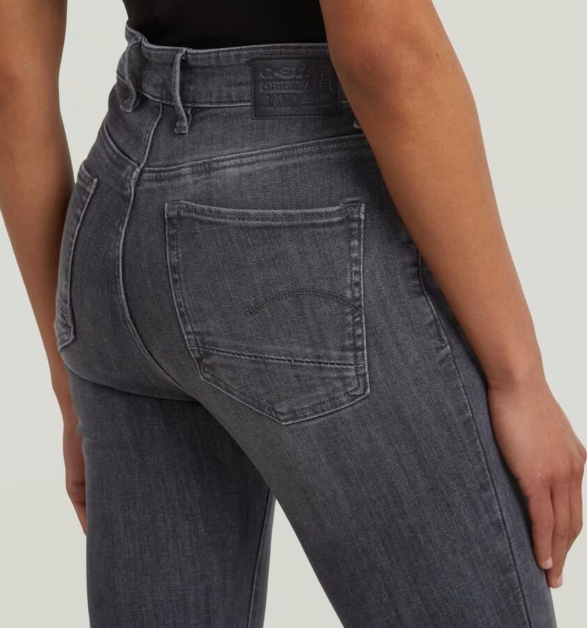 G-Star RAW Kafey Ultra High Skinny Jeans Grijs Dames - Foto 2