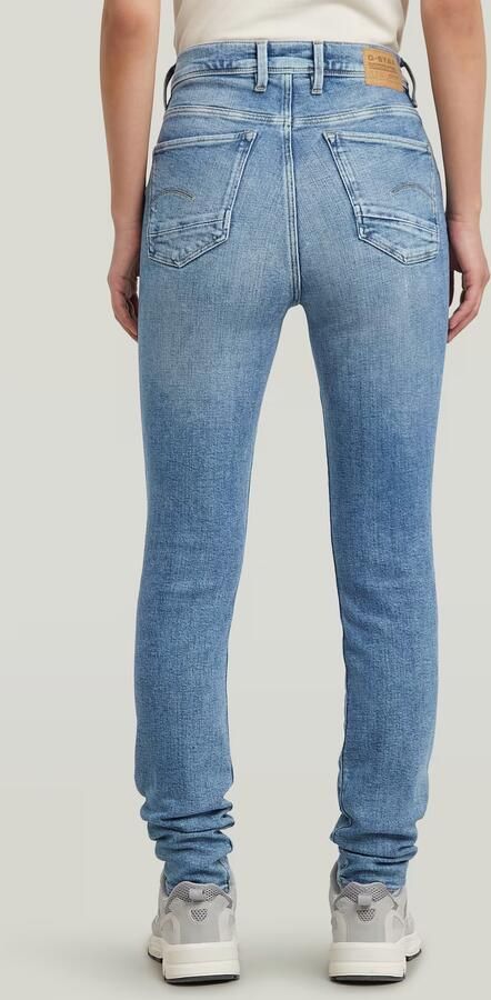 G-Star RAW Kafey Ultra High Skinny Jeans Midden blauw Dames - Foto 5