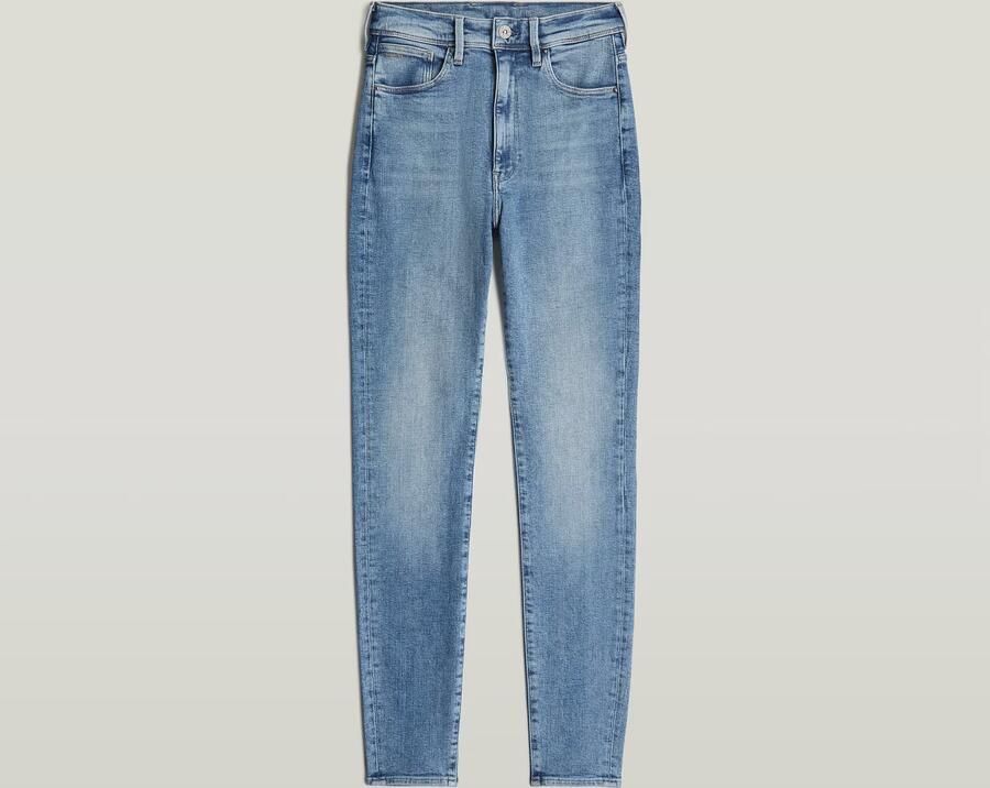 G-Star RAW Kafey Ultra High Skinny Jeans Midden blauw Dames - Foto 4