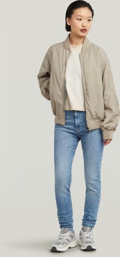 G-Star RAW Kafey Ultra High Skinny Jeans Midden blauw Dames - Foto 6