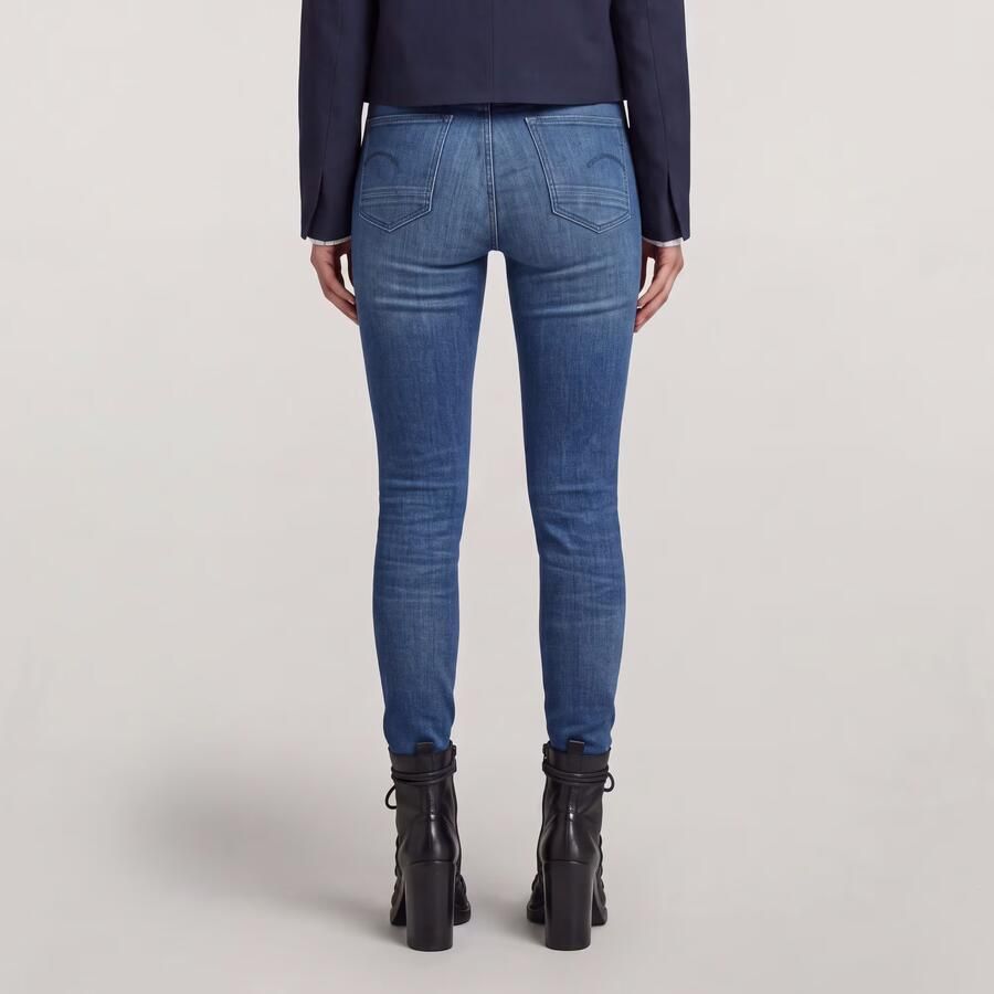 G-Star RAW Kafey Ultra High Skinny Jeans Midden blauw Dames - Foto 8
