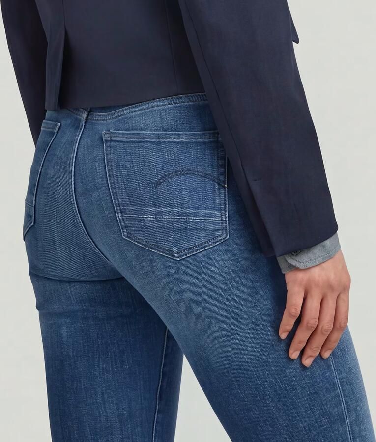 G-Star RAW Kafey Ultra High Skinny Jeans Midden blauw Dames - Foto 13