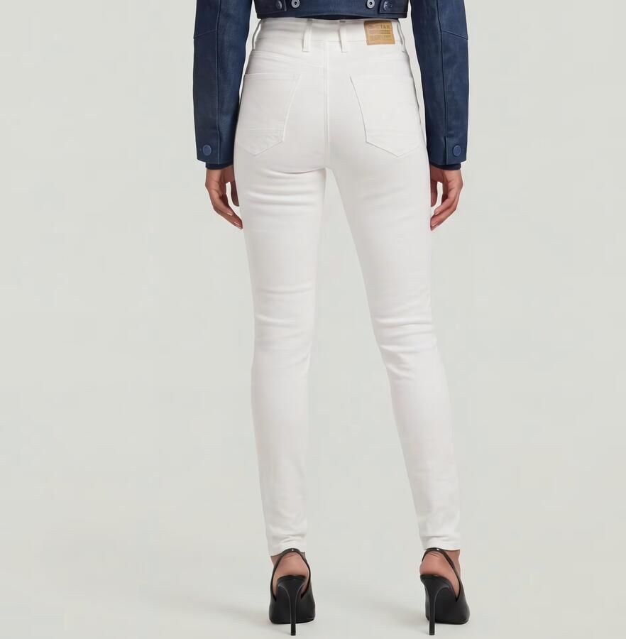 G-Star RAW Kafey Ultra High Skinny Jeans Wit Dames - Foto 3