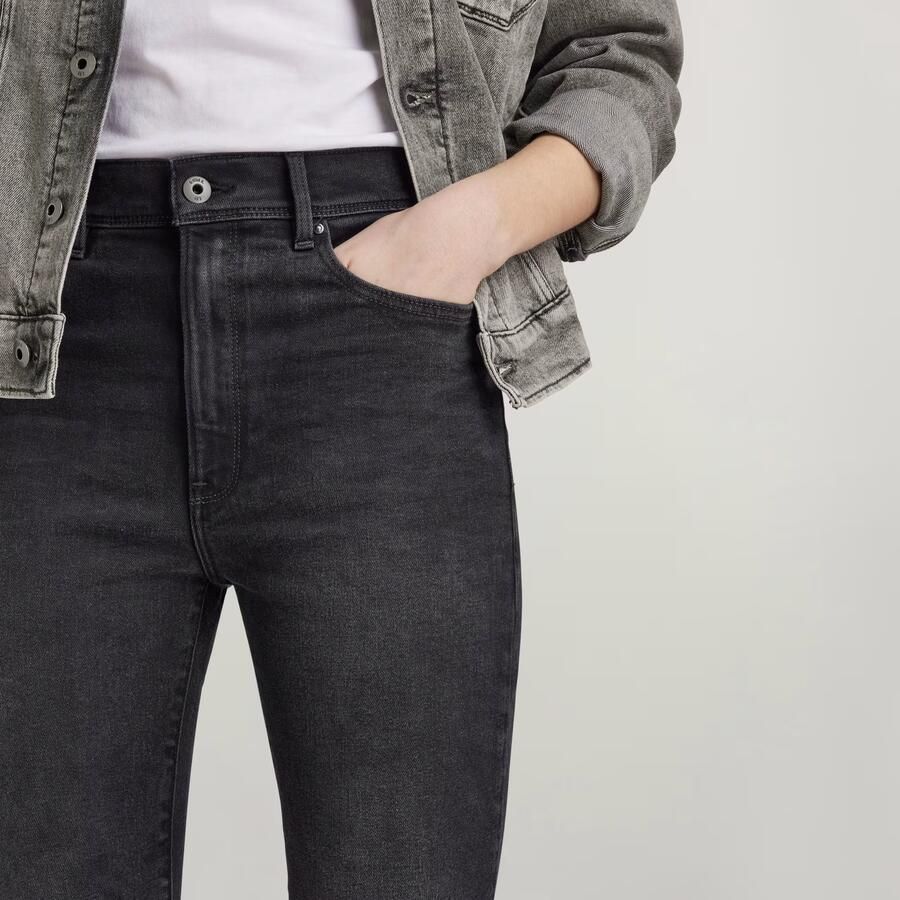 G-Star RAW Kafey Ultra High Skinny Jeans Zwart Dames - Foto 3