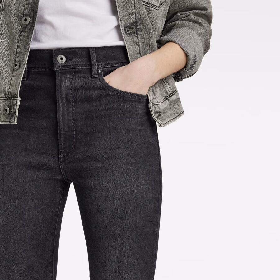 G-Star RAW Kafey Ultra High Skinny Jeans Zwart Dames - Foto 3