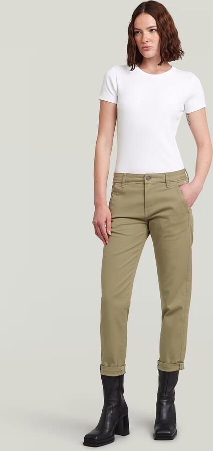 G-Star RAW Kate Boyfriend Broek Groen Dames - Foto 11