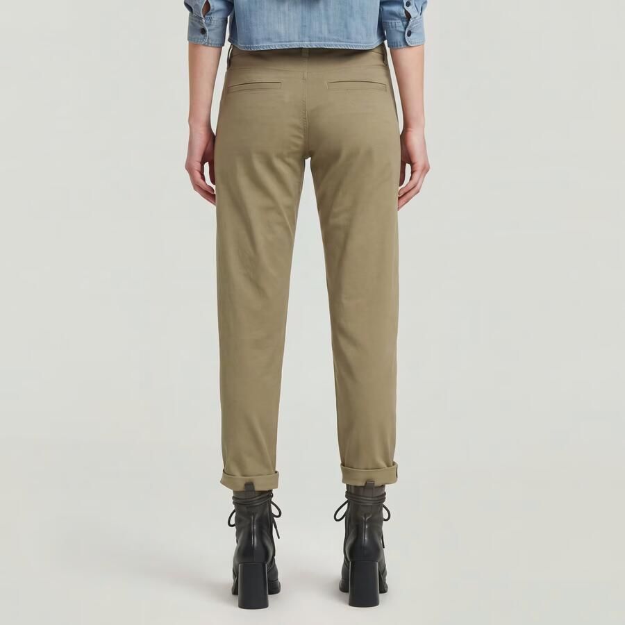G-Star RAW Kate Boyfriend Broek Groen Dames - Foto 4