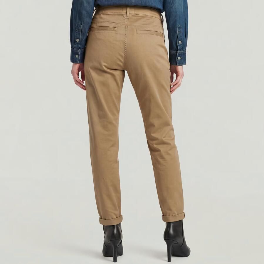G-Star RAW Kate Boyfriend Chino Beige Dames - Foto 6