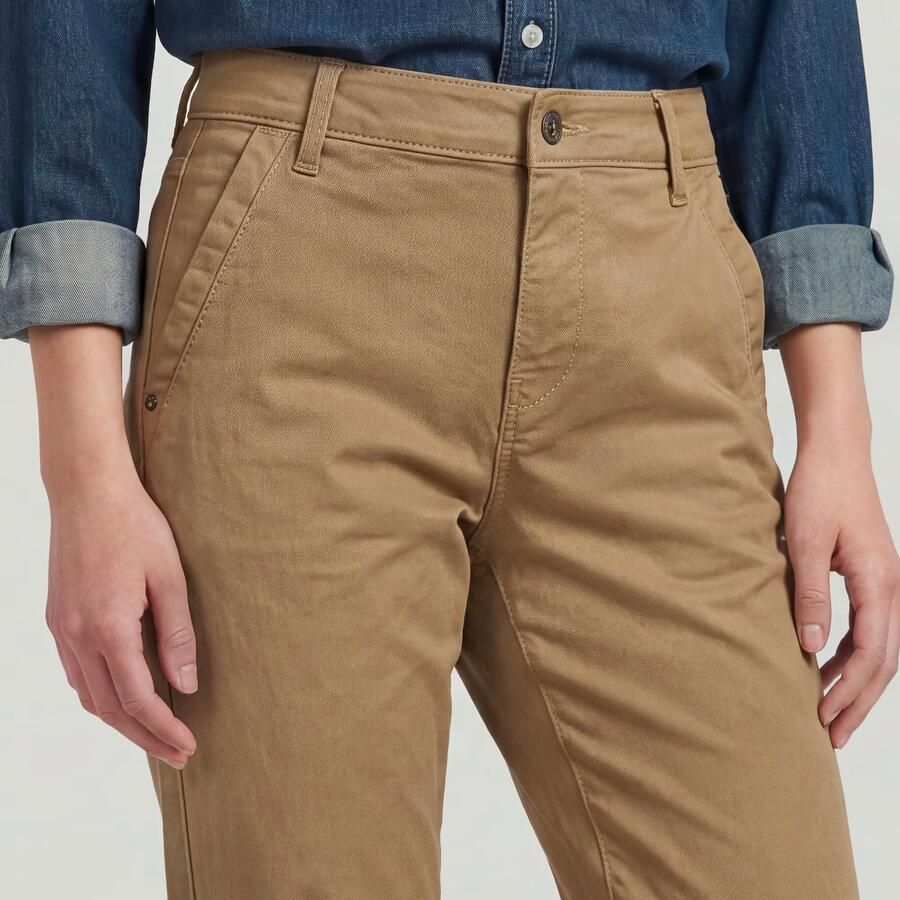 G-Star RAW Kate Boyfriend Chino Beige Dames - Foto 5