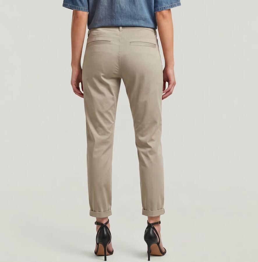 G-Star RAW Kate Boyfriend Chino Beige Dames - Foto 4